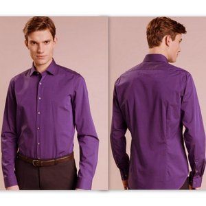 Michael Kors Slim Fit Dress Shirt Orchid Purple